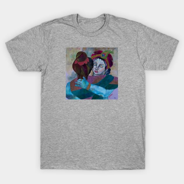 Krishna Devotee T-Shirt by karenpaytonart